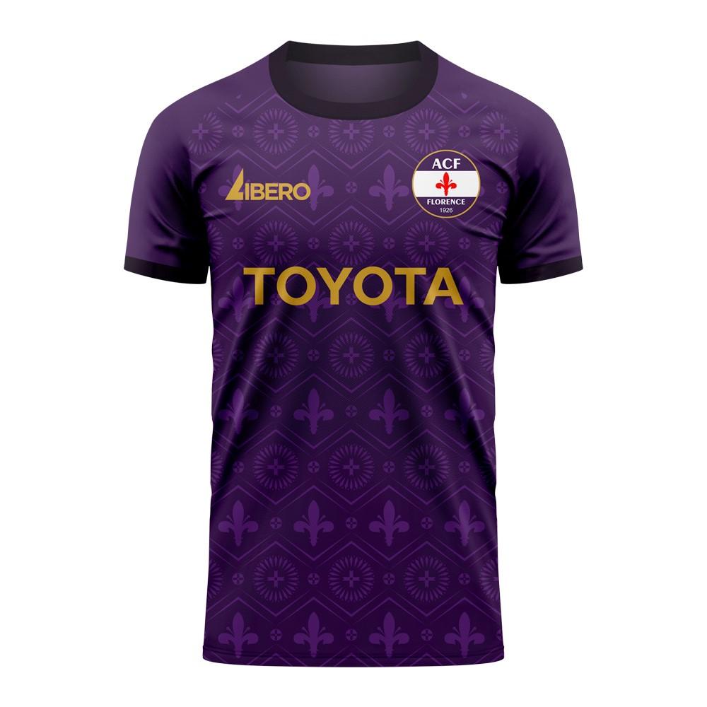 Fiorentina 2023-2024 Home Concept Football Kit (Libero) - Little Boys_0