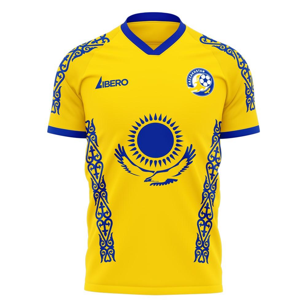 Kazakhstan 2023-2024 Home Concept Football Kit (Libero) - Adult Long Sleeve_0