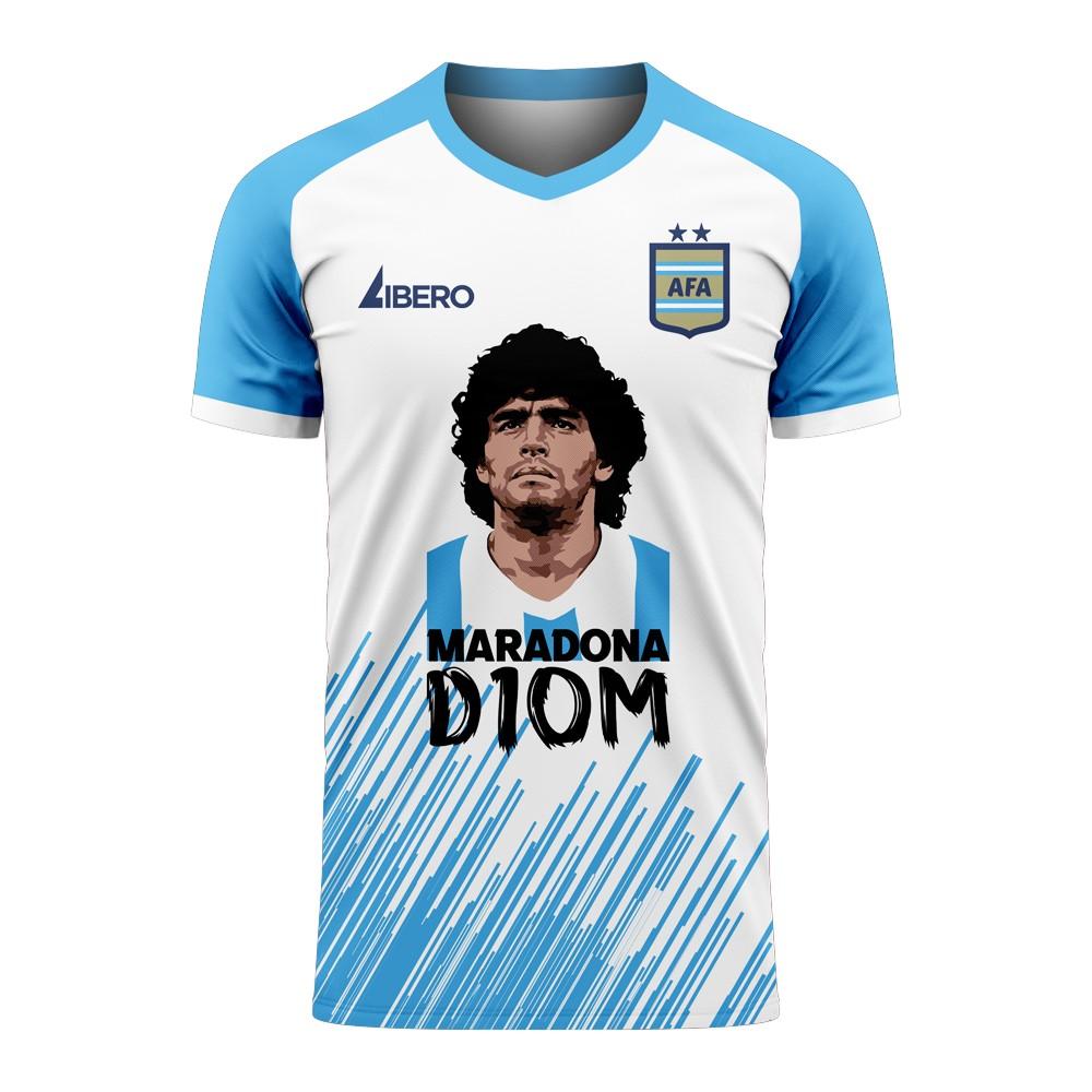 Diego Maradona D10M Concept Shirt (White)_0