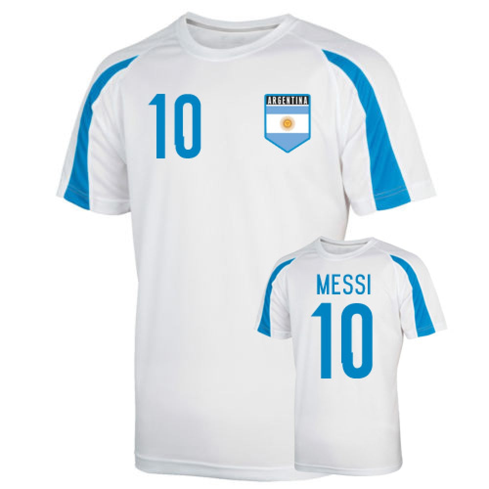 Argentina Sports Training Jersey (messi 10)_0