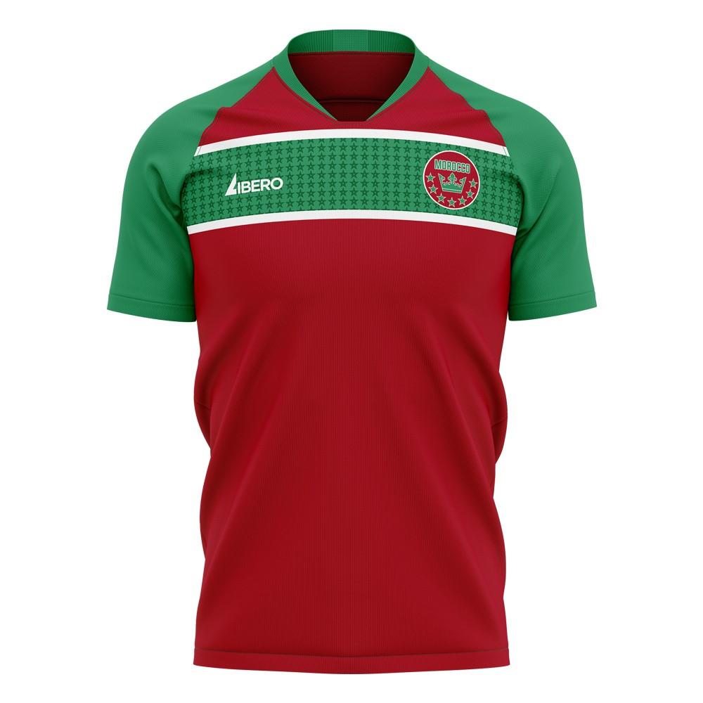 Morocco 2023-2024 Home Concept Football Kit (Libero)_0