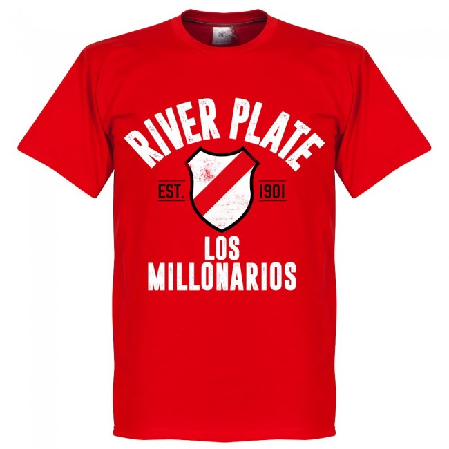 River Plate Established T-Shirt - Red_0
