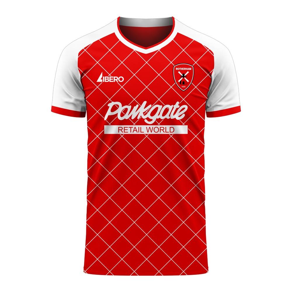 Rotherham 2023-2024 Home Concept Football Kit (Libero) - Adult Long Sleeve_0