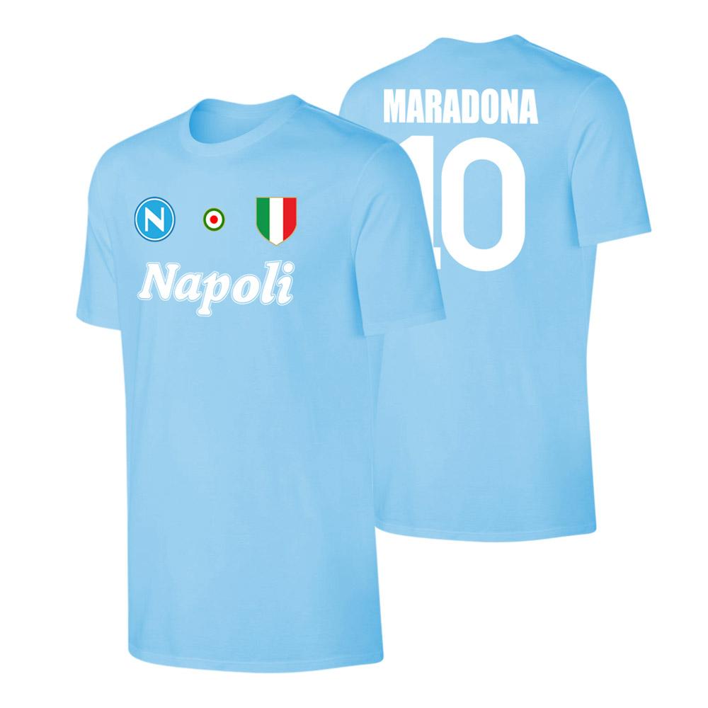 Napoli \'Vintage 86/87\' t-shirt MARADONA - Light blue_0