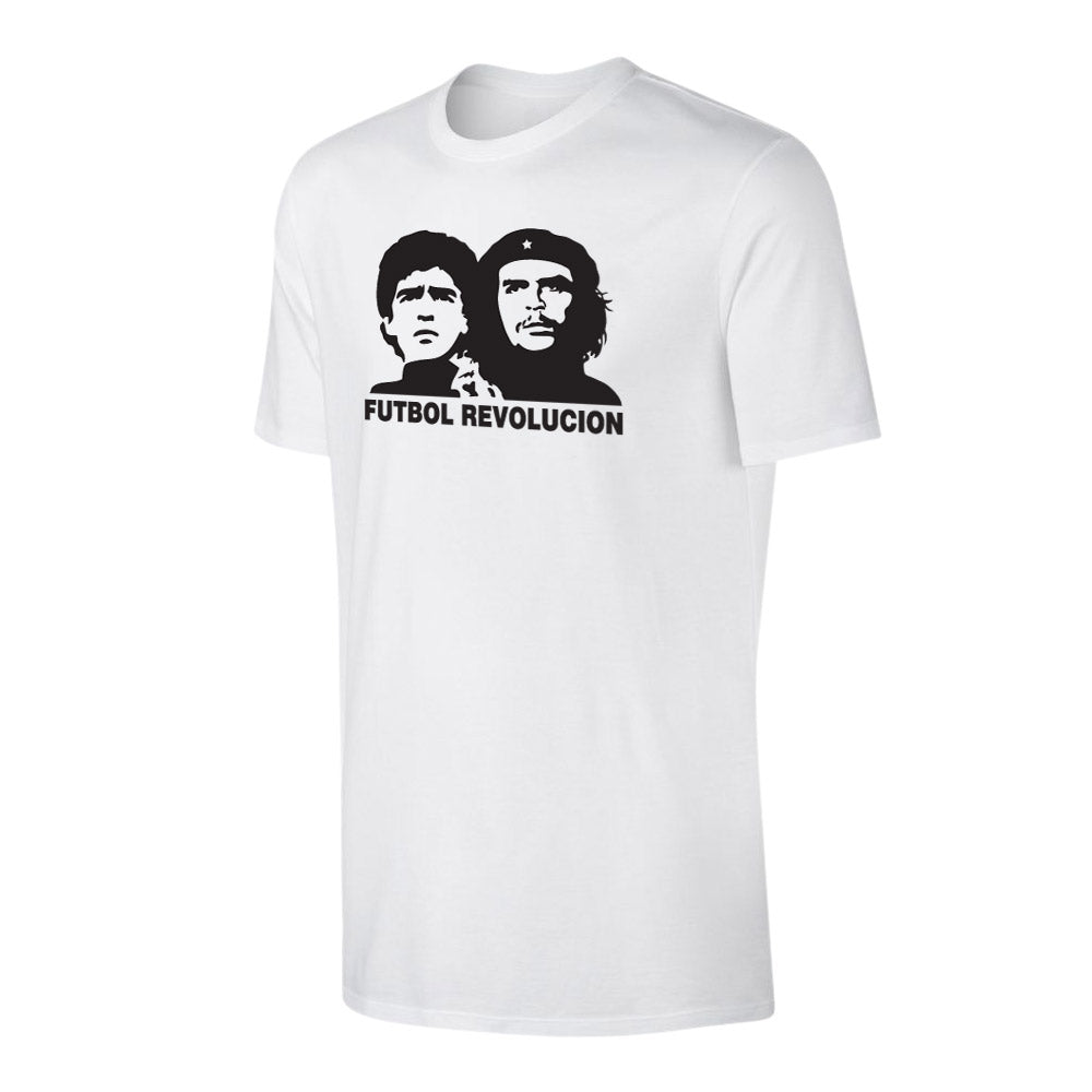 Futbol Revolution \"Maradona / Che Guevara\" t-shirt - White_0