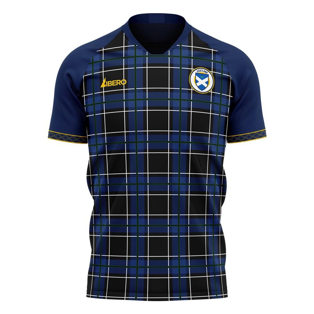 Scotland 2023-2024 Home Concept Football Kit (Libero) - Kids_0