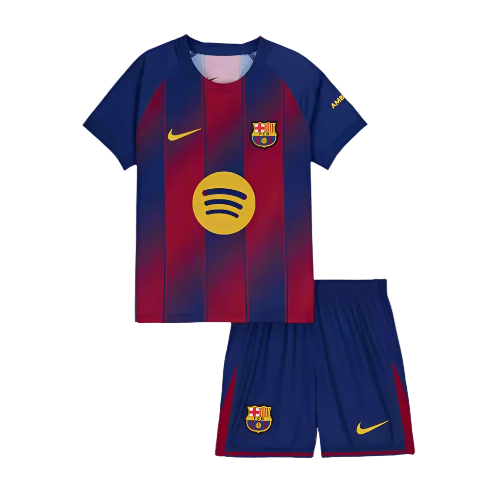 Barcelona 2025/26 Home Kids Kit