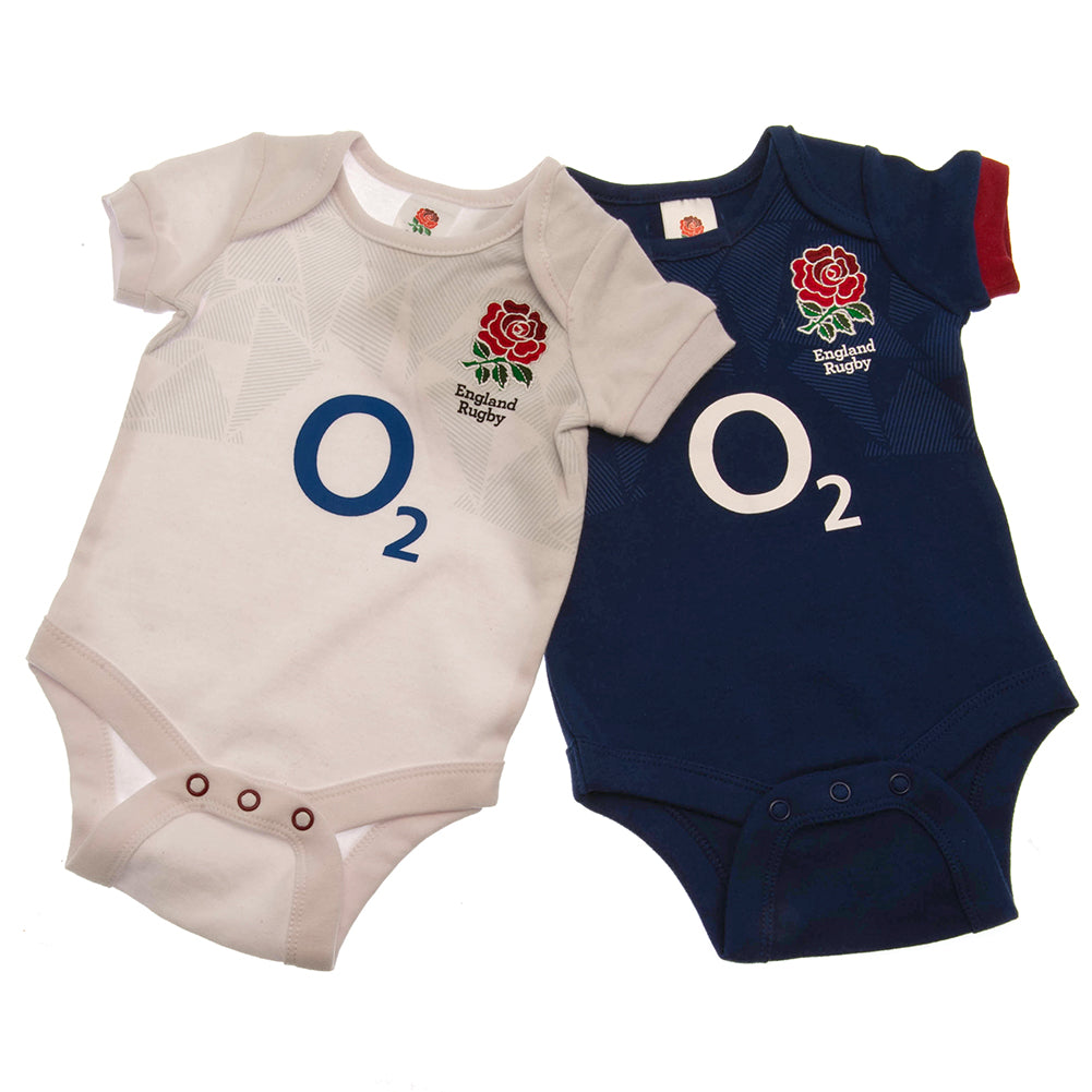 England RFU 2 Pack Bodysuit 0/3 mths PC_0