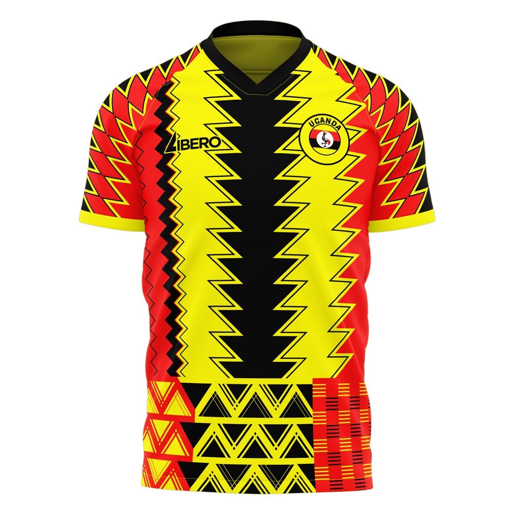 Uganda 2023-2024 AFCON Concept Football Kit (Libero)_0