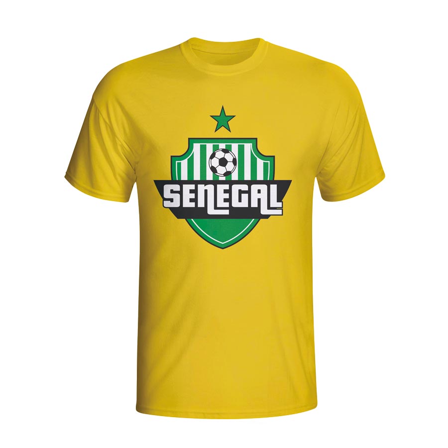 Senegal Country Logo T-shirt (yellow) - Kids_0