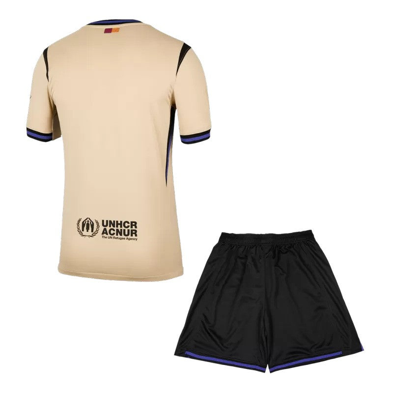 Barcelona 2025/26 Away Kids Kit