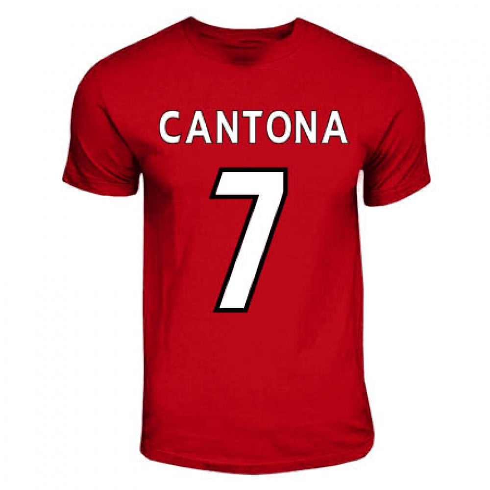 Eric Cantona Manchester United Hero T-shirt (red)_0