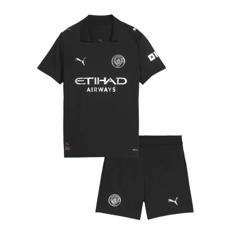 Manchester City 2025/26 Away Kids Kit