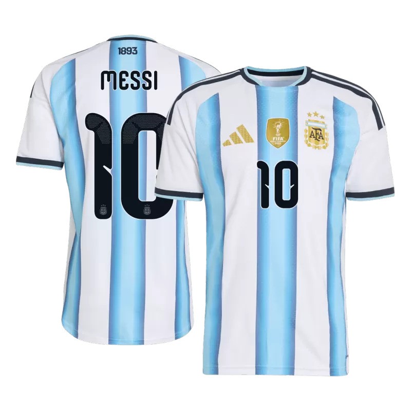 Argentina 2026 Messi Home Jersey with World Champions Patch