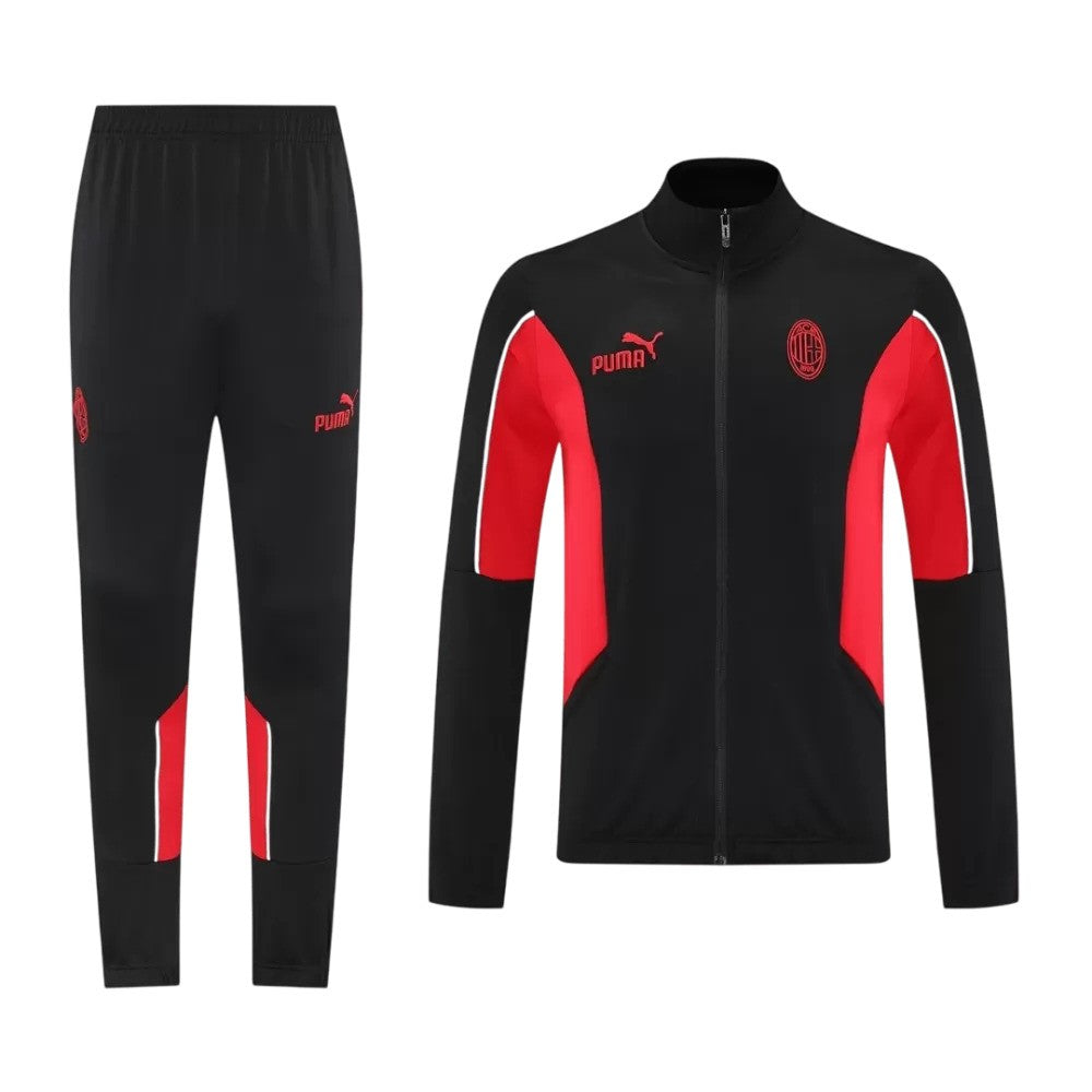 AC Milan 2025/26 Jacket Tracksuit - Black