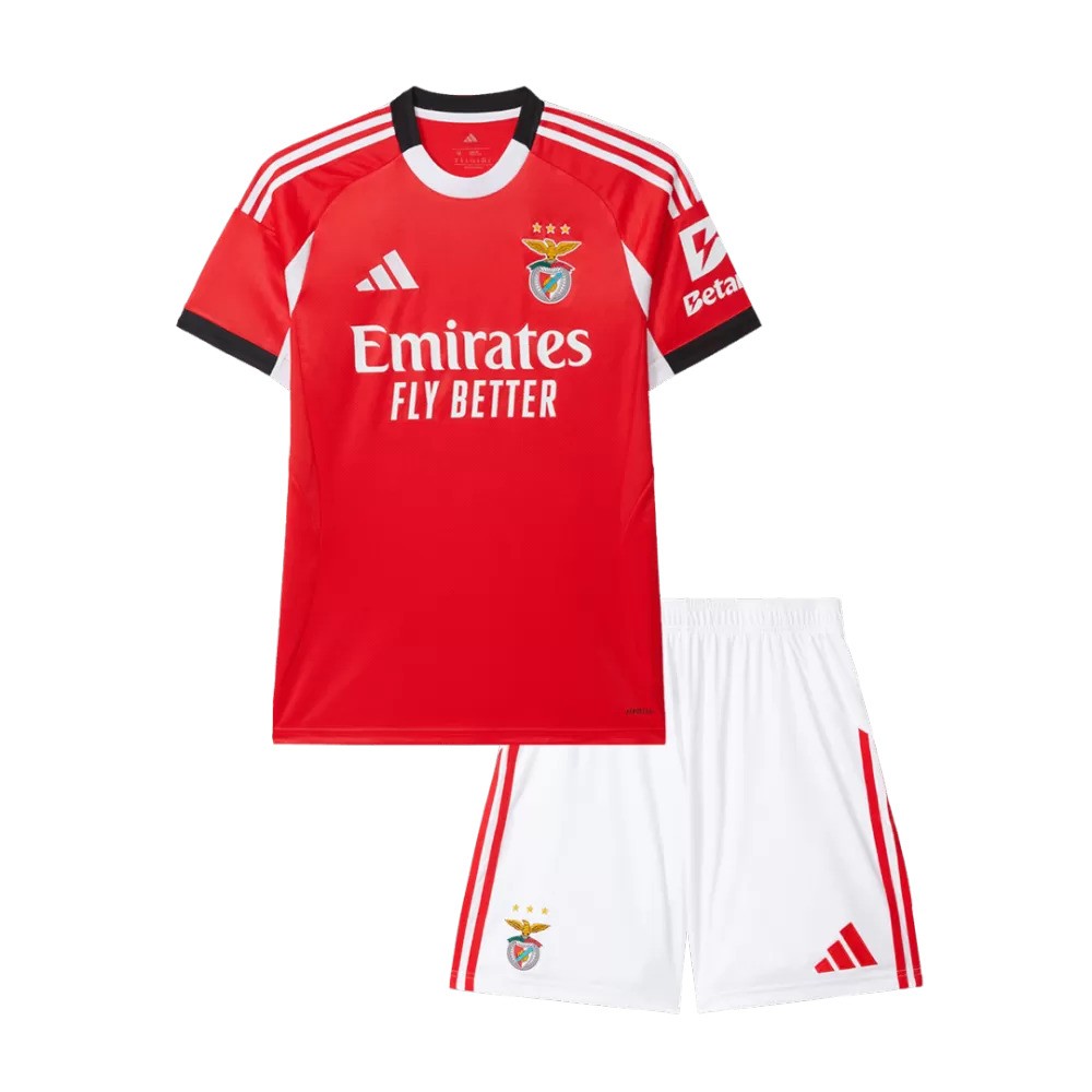 Benfica 2025/26 Home Kids Kit