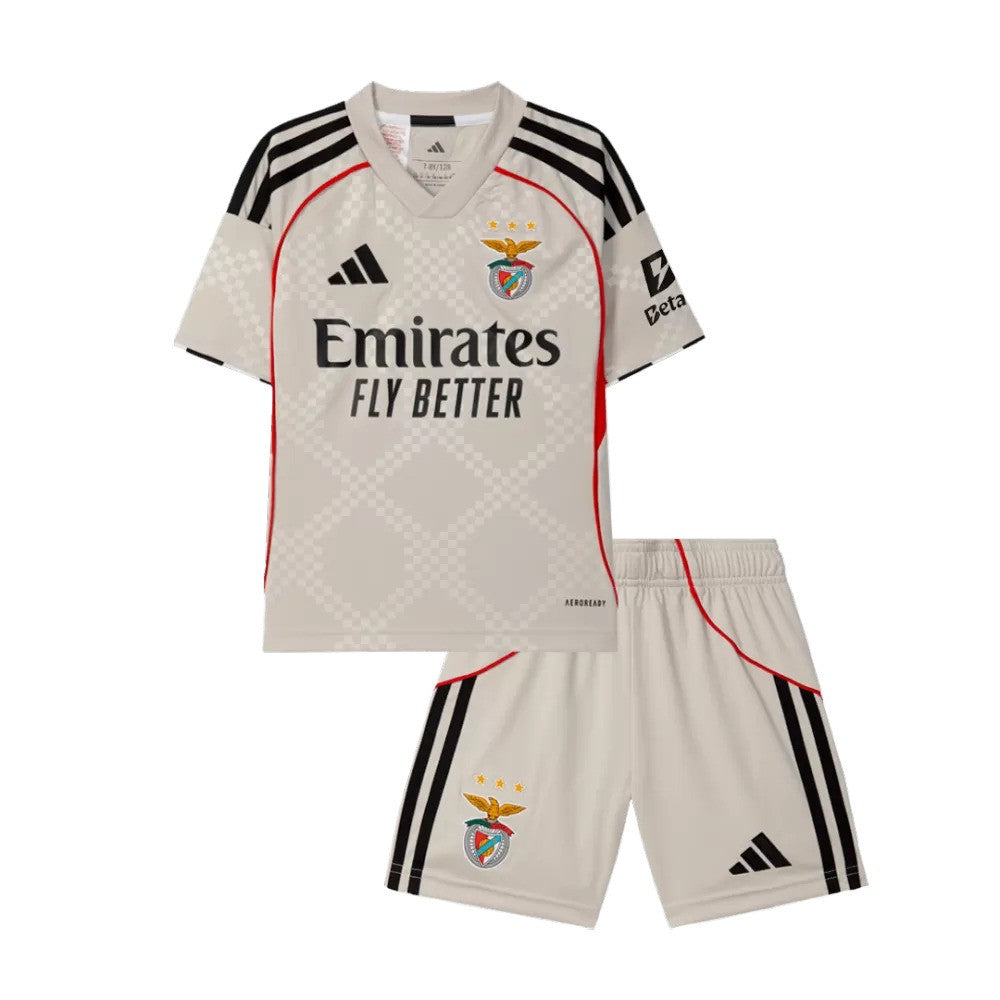 Benfica 2025/26 Away Kids Kit