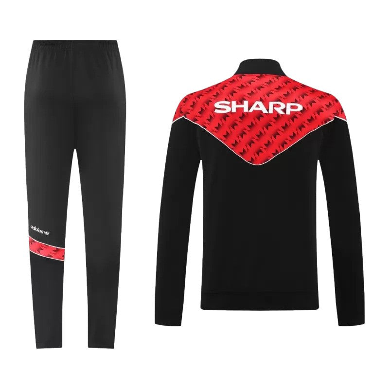 Manchester United 2025/26 Jacket Tracksuit - Red & Black