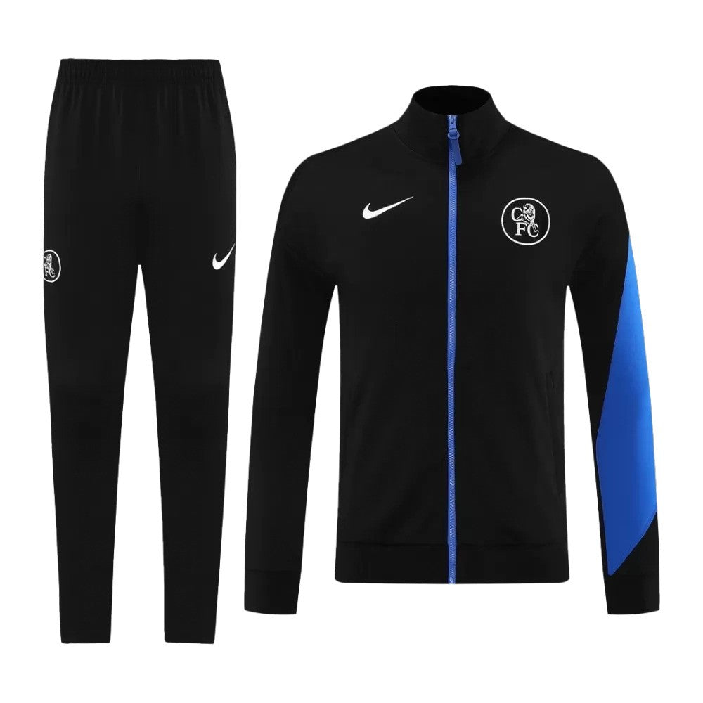 Chelsea 2025/26 Jacket Tracksuit - Black