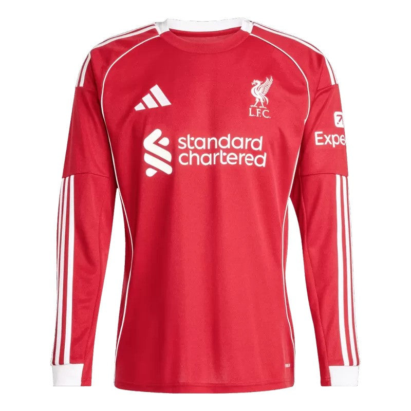 Liverpool 2025/26 Home Long Sleeve Jersey