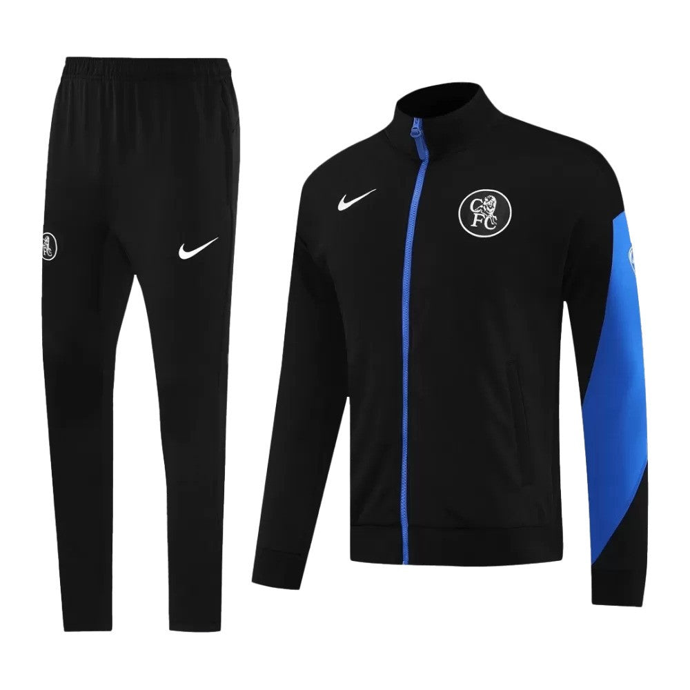 Chelsea 2025/26 Jacket Tracksuit - Black