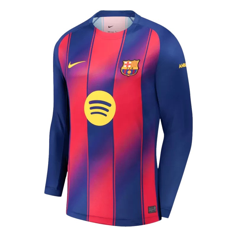 Barcelona 2025/26 Home Long Sleeve Jersey