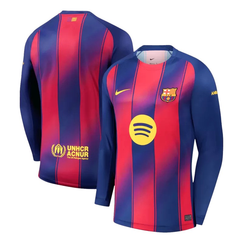 Barcelona 2025/26 Home Long Sleeve Jersey