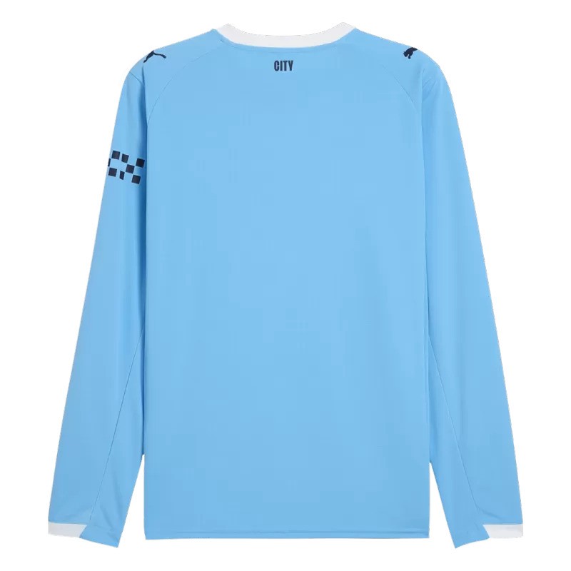 Man City 2025/26 Home Long Sleeve Jersey