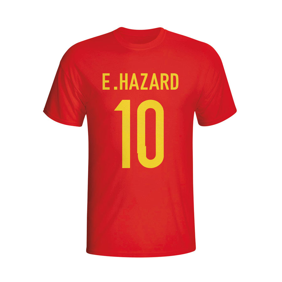 Eden Hazard Belgium Hero T-shirt (red) - Kids_0