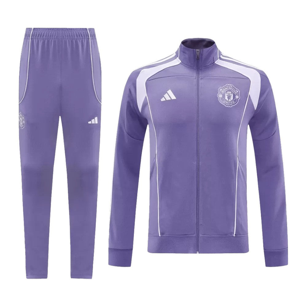 Manchester United 2025/26 Jacket Tracksuit - Purple