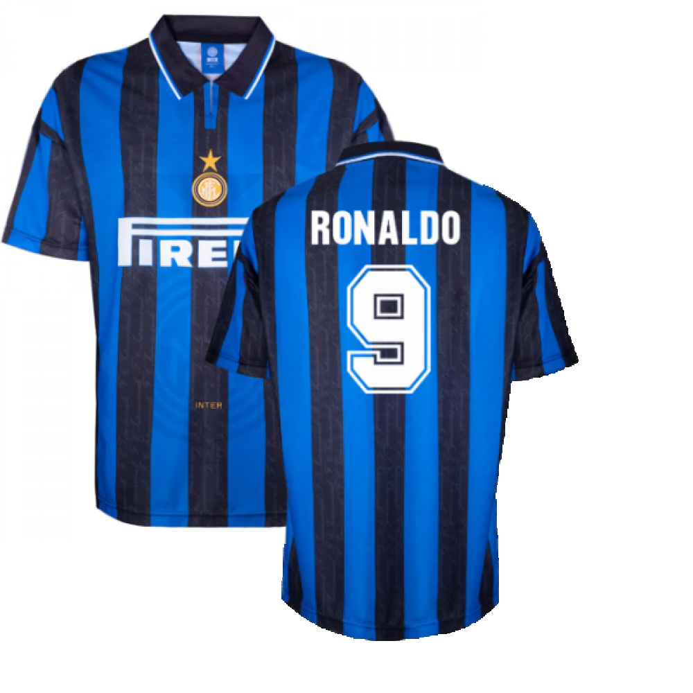 1996 Inter Milan Home Shirt (RONALDO 9)_0