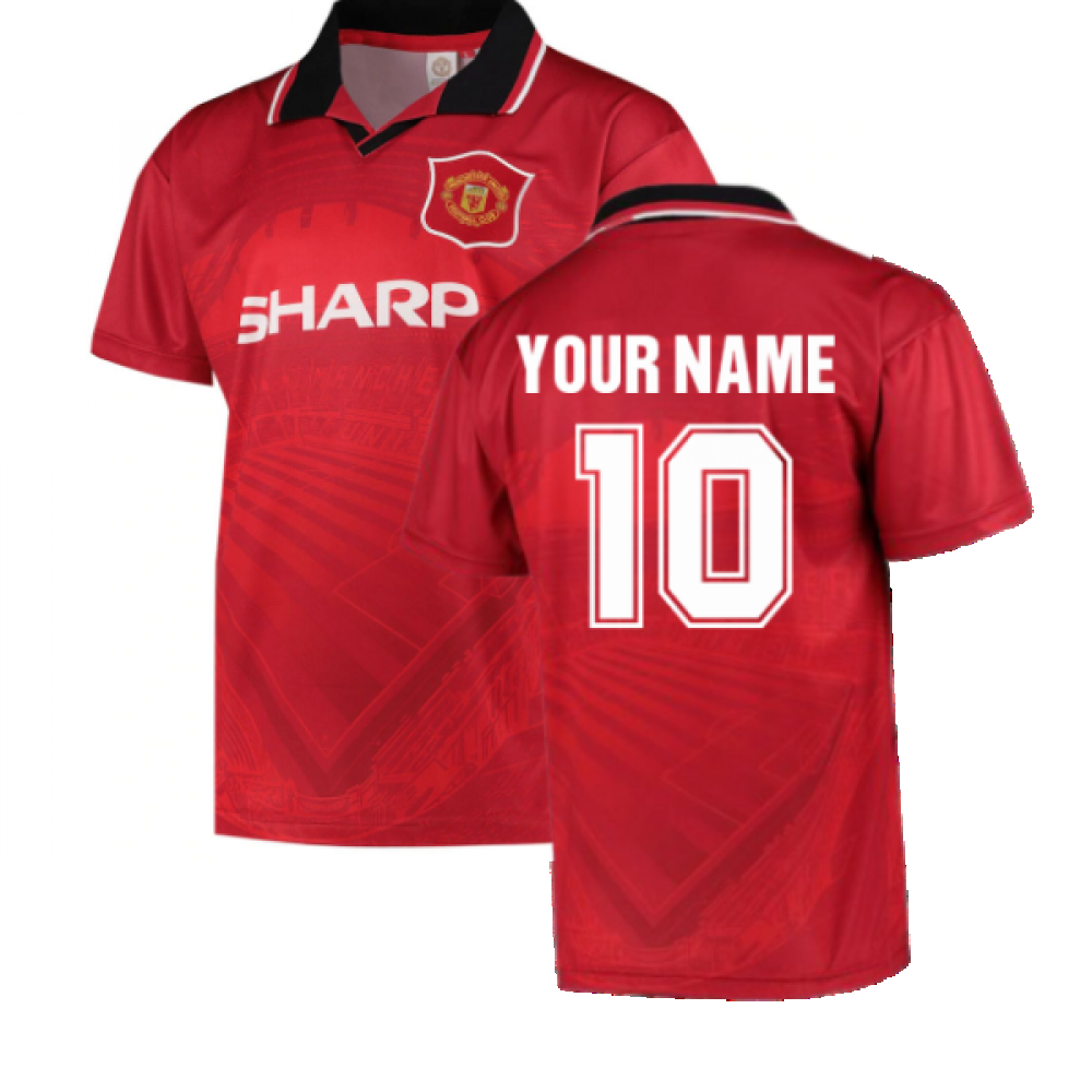 1996 Manchester United Home Football Shirt (Your Name)_0