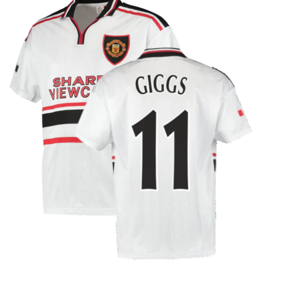 1999 Manchester United Away Football Shirt (GIGGS 11)_0
