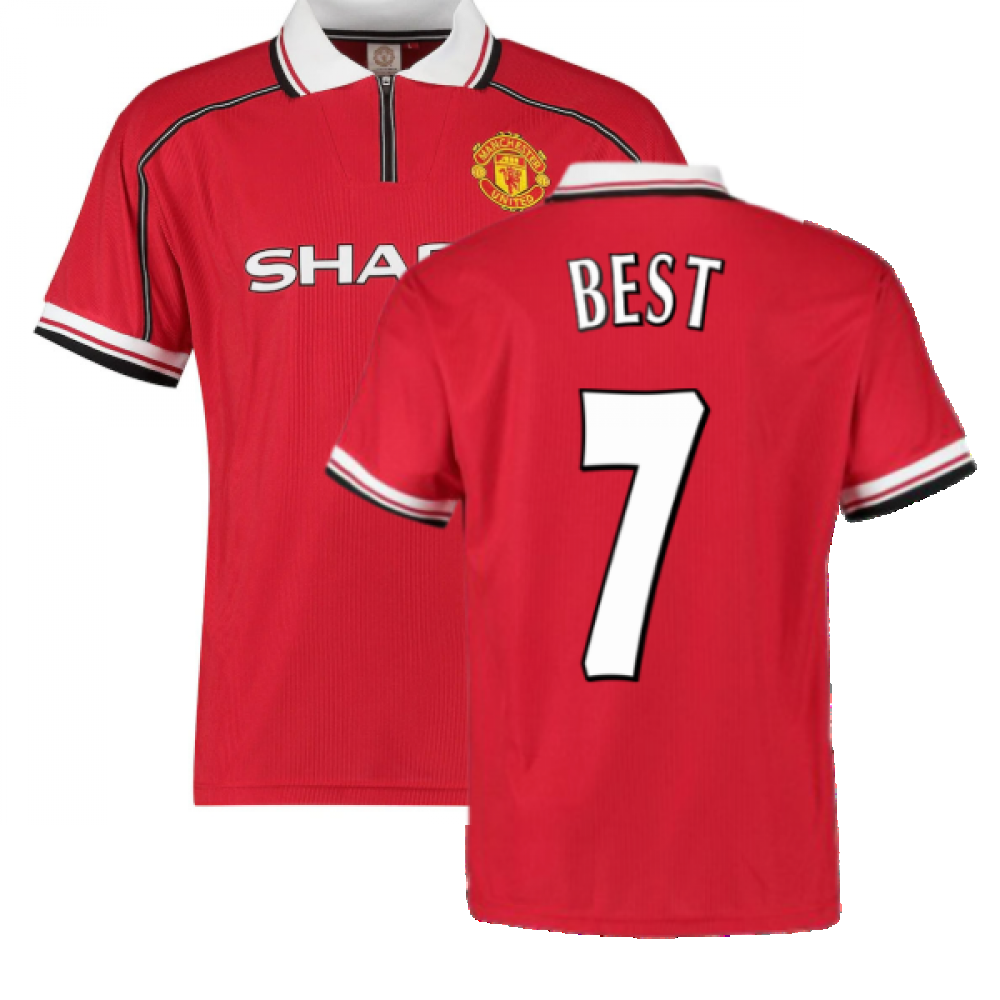 1999 Manchester United Home Football Shirt (BEST 7)_0