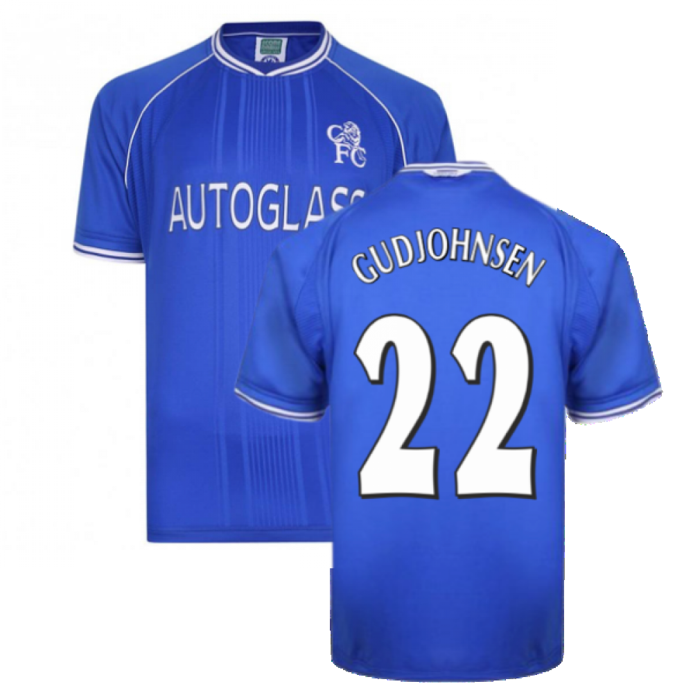 2000-2001 Chelsea Home Shirt (GUDJOHNSEN 22)_0