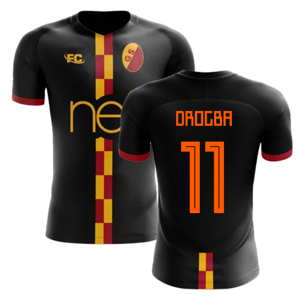 2018-2019 Galatasaray Fans Culture Away Concept Shirt (Drogba 11)_0