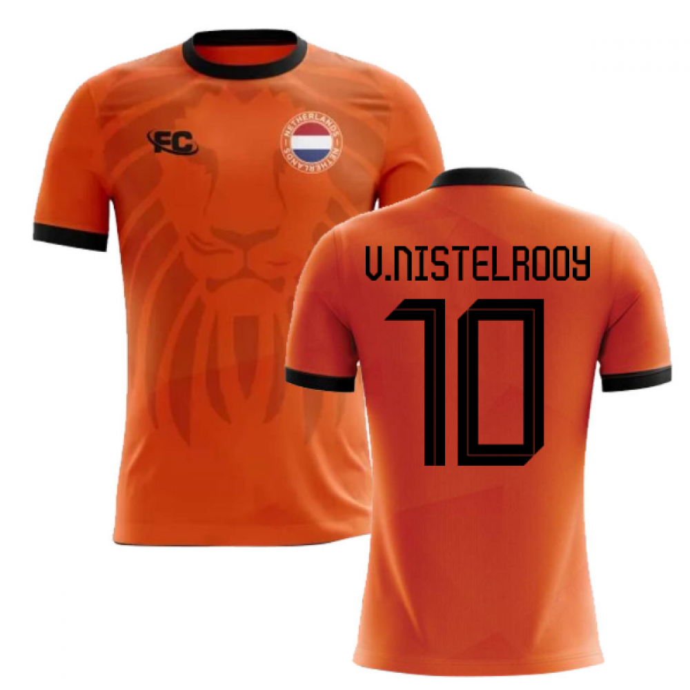 2018-2019 Holland Fans Culture Home Concept Shirt (V.NISTELROOY 10)_0