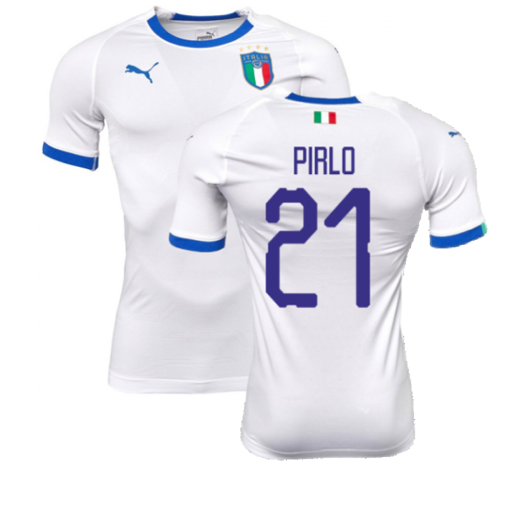 2018-2019 Italy Away evoKIT Away Shirt (Pirlo 21)_0