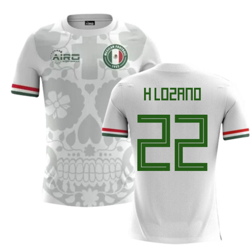 2023-2024 Mexico Away Concept Football Shirt (H Lozano 22)_0