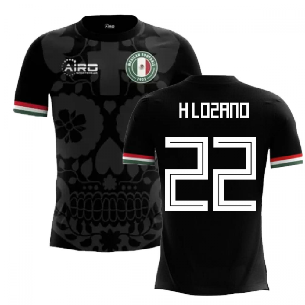 2020-2021 Mexico Third Concept Football Shirt (H Lozano 22) - Kids_0