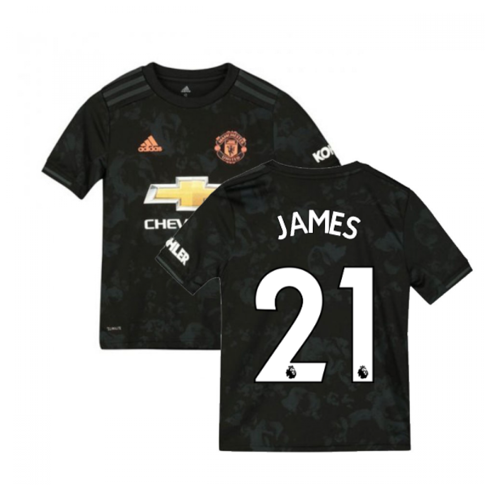 2019-2020 Man Utd Adidas Third Football Shirt (Kids) (James 21)_0