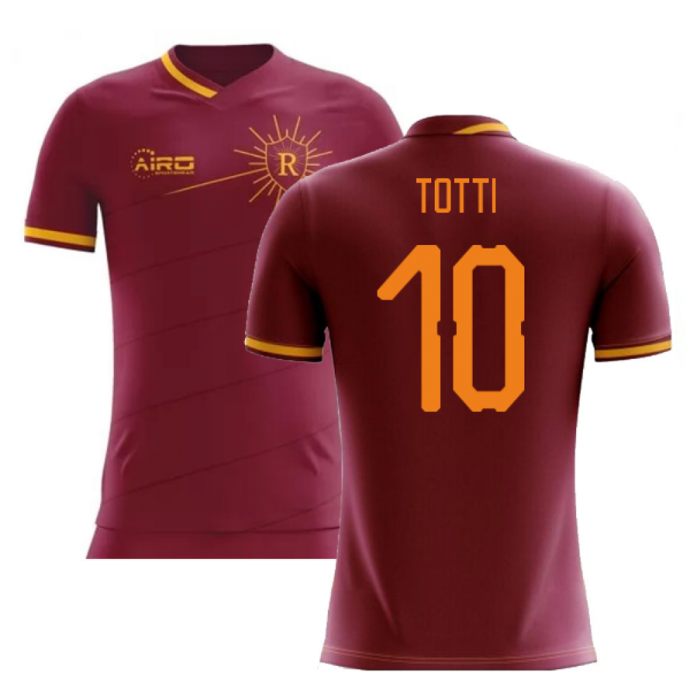 2023-2024 Roma Home Concept Football Shirt (TOTTI 10)_0