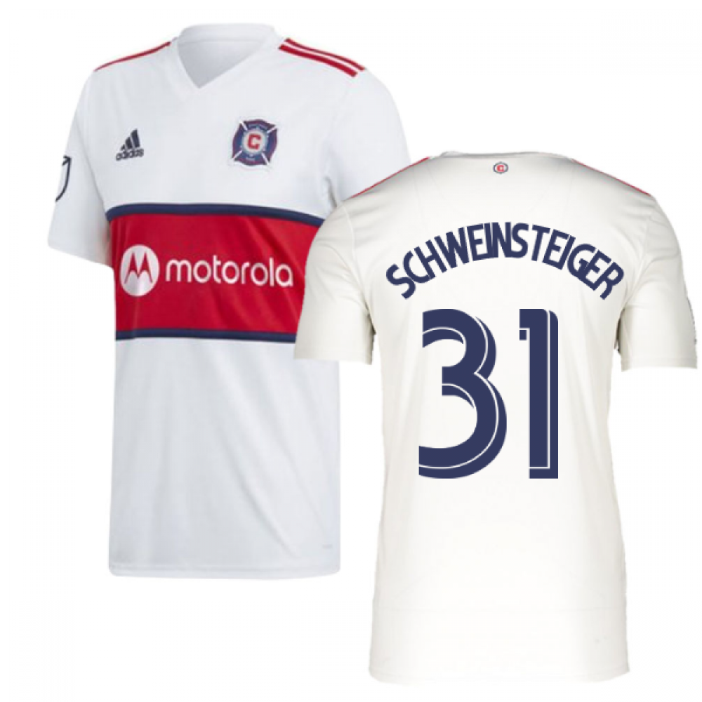 2019 Chicago Fire Adidas Away Football Shirt (SCHWEINSTEIGER 31)_0