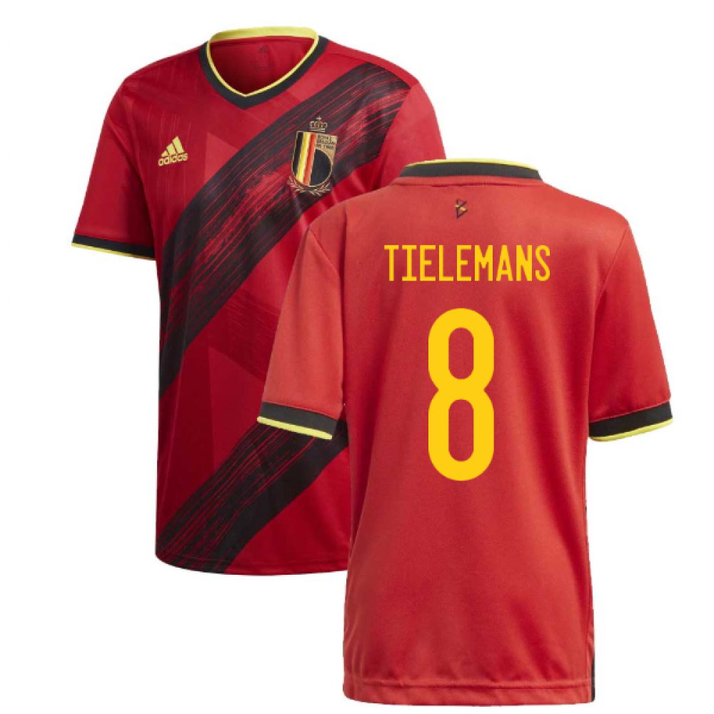 2020-2021 Belgium Home Adidas Football Shirt (TIELEMANS 8)_0