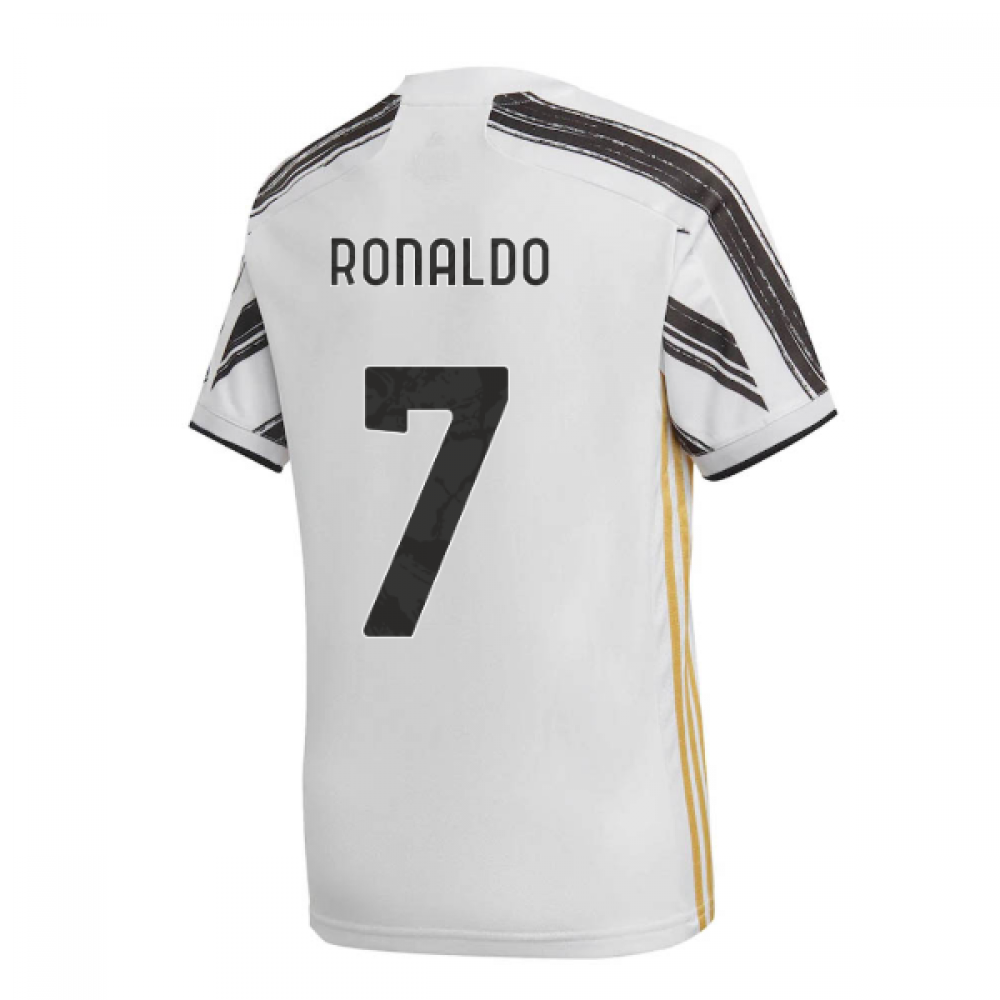 2020-2021 Juventus Adidas Home Shirt (Kids) (RONALDO  7)_0