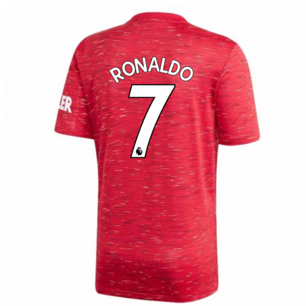 2020-2021 Man Utd Adidas Home Football Shirt (Kids) (RONALDO 7)_0