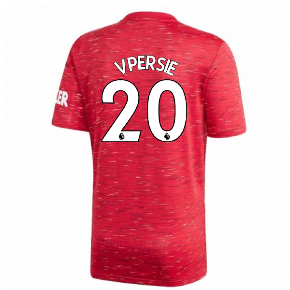 2020-2021 Man Utd Adidas Home Football Shirt (V.PERSIE 20)_0
