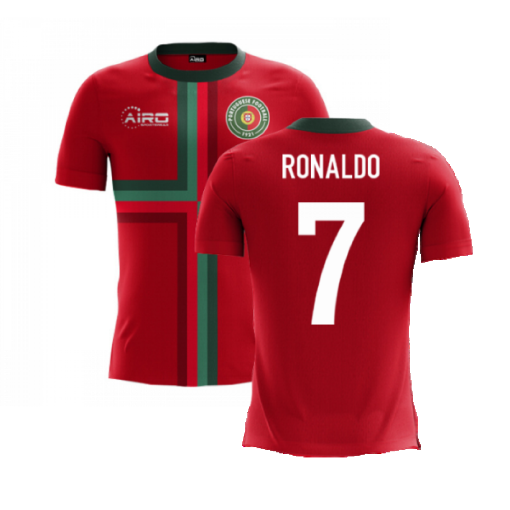 2023-2024 Portugal Airo Concept Home Shirt (Ronaldo 7) - Kids_0