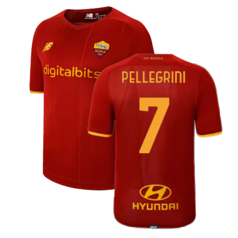 2021-2022 AS Roma Home Shirt (PELLEGRINI 7)_0