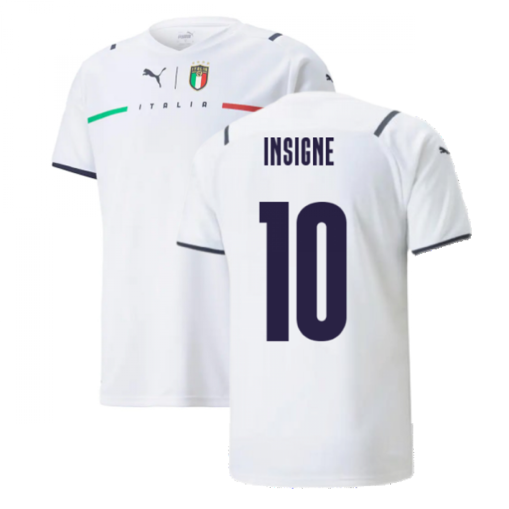 2021-2022 Italy Away Shirt (Kids) (INSIGNE 10)_0